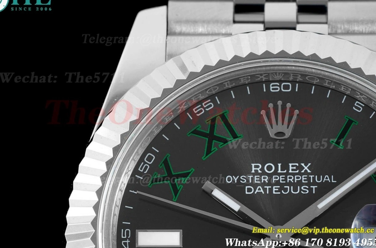 VR3235 SS VRF 41mm Julibee 904L Datejust SS 126334 Rmn Grey 0306